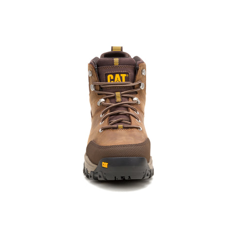 Caterpillar Threshold Rebound Hiker WP Steel Toe Mens Brown Wide Work Boots