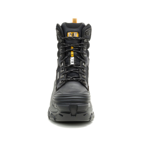 Caterpillar Invader Max 8" Composite Toe WP TX Mens Black Wide Work Boots