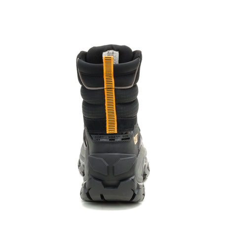 Caterpillar Invader Max 8" Composite Toe WP TX Mens Black Wide Work Boots
