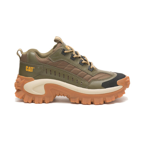 Caterpillar Intruder P110219 Mens Green Wide Lifestyle Sneakers Shoes