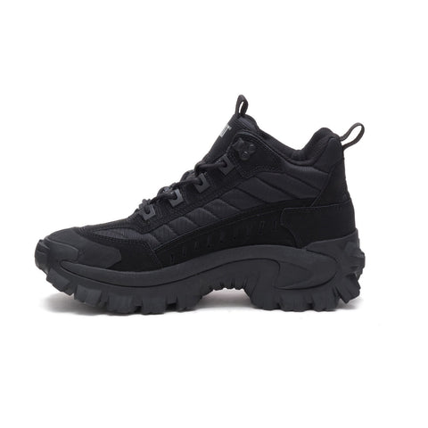 Caterpillar Intruder Mid P110457 Mens Black Wide Lifestyle Sneakers Shoes
