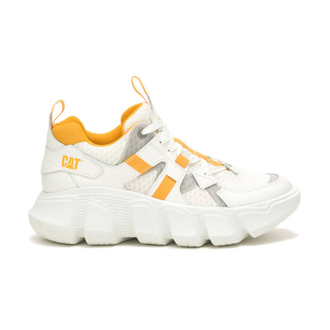 Caterpillar Imposter Mesh P111056 Mens White Mesh Lifestyle Sneakers Shoes