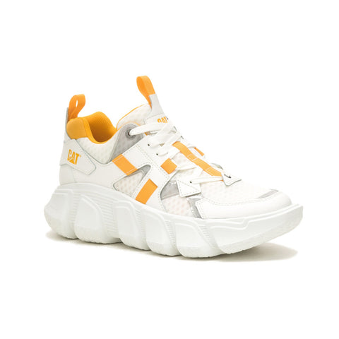 Caterpillar Imposter Mesh P111056 Mens White Mesh Lifestyle Sneakers Shoes