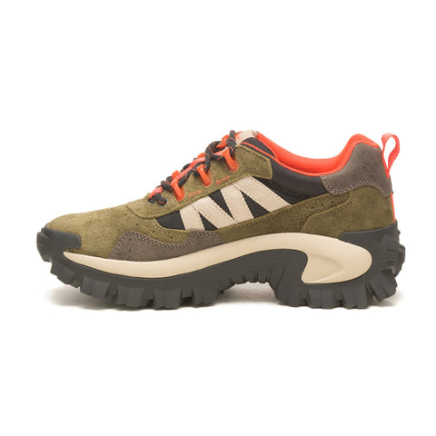 Caterpillar Intruder Beta P111086 Mens Green Lifestyle Sneakers Shoes