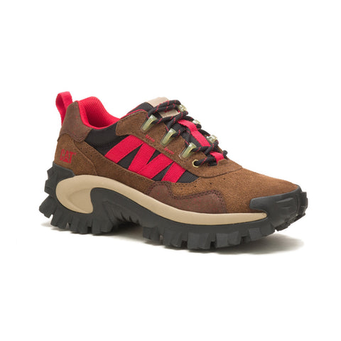 Caterpillar Intruder Beta P111087 Mens Brown Leather Lifestyle Sneakers Shoes