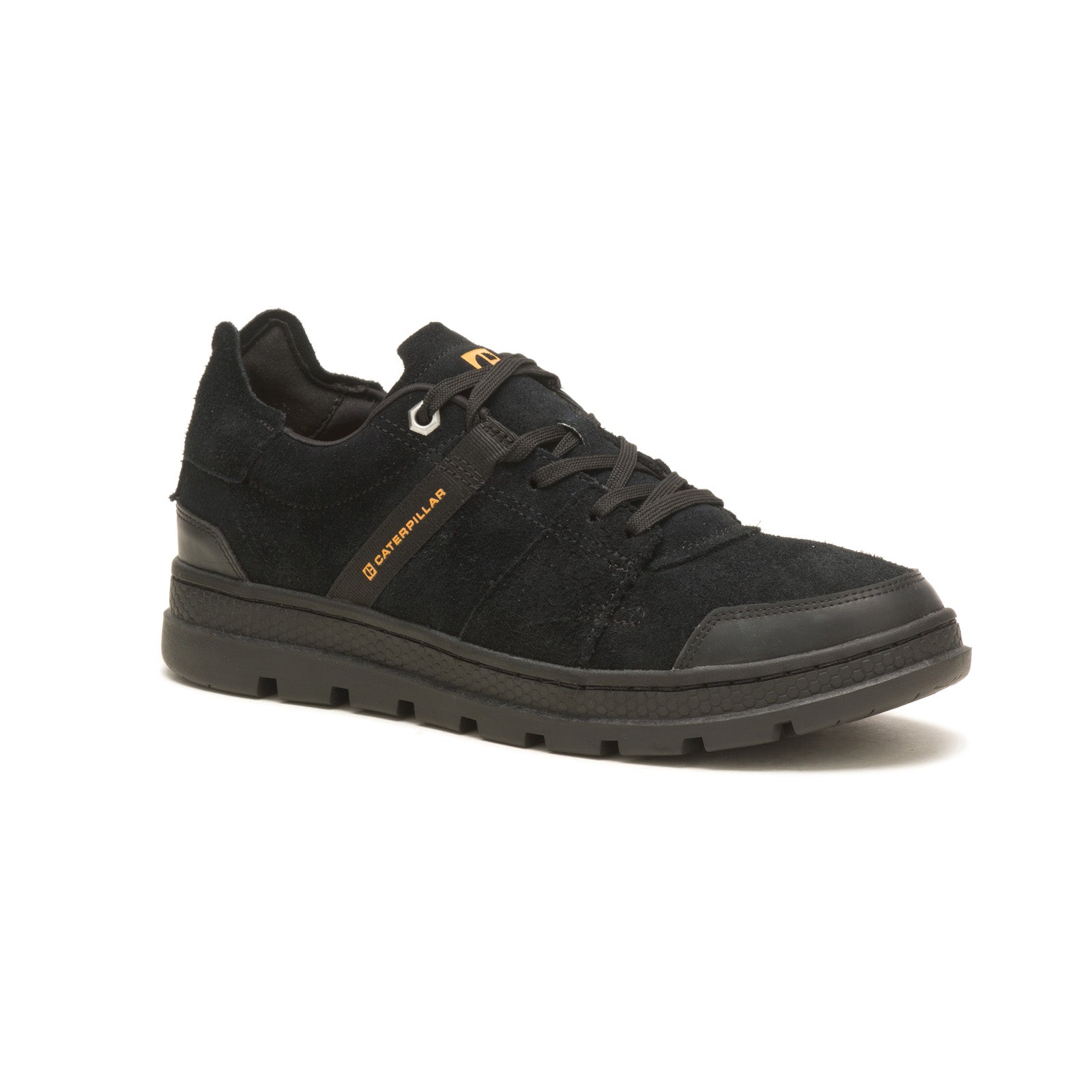 Caterpillar Cite Low P111257 Mens Black Suede Lifestyle Sneakers