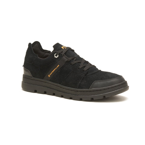 Caterpillar Cite Low P111257 Mens Black Suede Lifestyle Sneakers Shoes