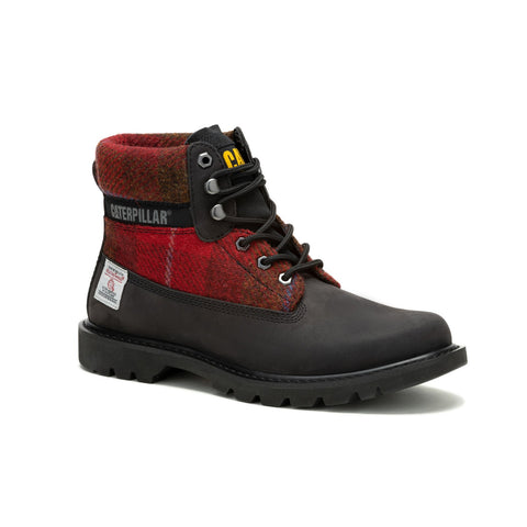 Caterpillar Colorado 2.0 Harris Tweed P111324 Mens Black Casual Dress Boots