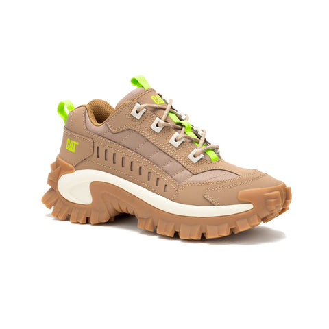 Caterpillar Intruder P111513 Mens Brown Wide Leather Lifestyle Sneakers Shoes