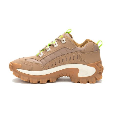 Caterpillar Intruder P111513 Mens Brown Wide Leather Lifestyle Sneakers Shoes