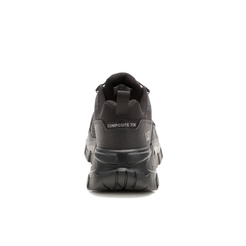 Caterpillar Invader Sport LO Mesh Composite Toe Womens Black Wide Work Shoes