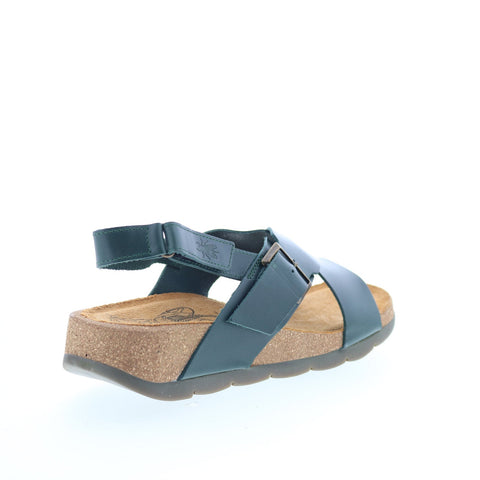 Fly London Chlo CHLO852FLY-005 Womens Green Slingback Sandals Shoes