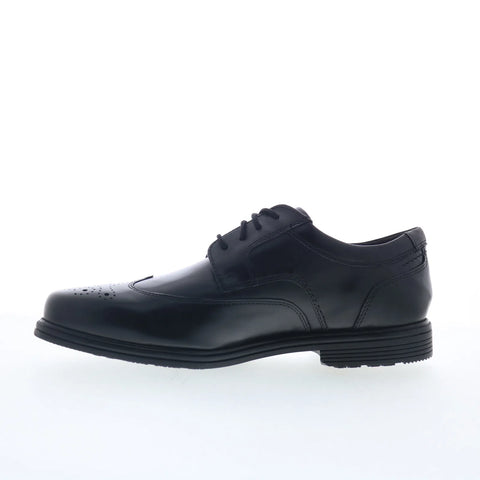 Rockport Taylor Wingtip CI3512 Mens Black Oxfords Wingtip & Brogue Shoes