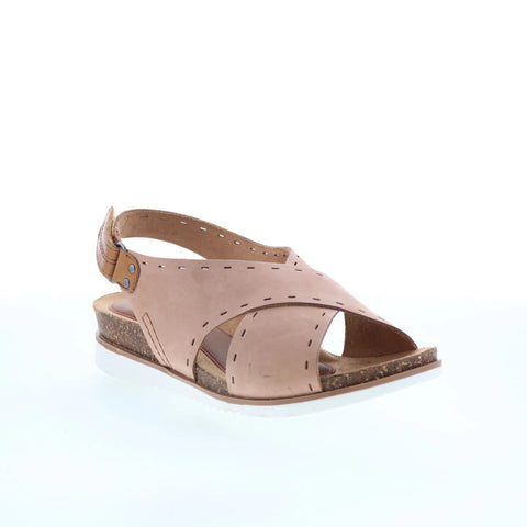 Cobb Hill May Sling CI7773 Womens Pink Leather Strap Slingback Sandals Shoes