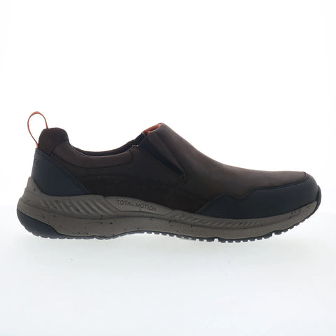 Rockport Total Motion Trail WP Slip-on Mens Brown Loafers Casual Shoes