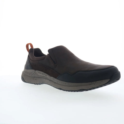 Rockport Total Motion Trail WP Slip-on Mens Brown Loafers Casual Shoes
