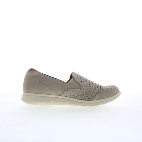 Cobb Hill Lidia Slip-On CJ0936 Womens Gray Loafers & Slip Ons Casual Shoes