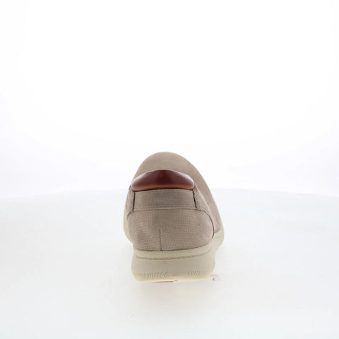 Cobb Hill Lidia Ballet CJ2458 Womens Gray Nubuck Slip On Ballet Flats Shoes