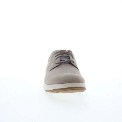 Rockport Noah Plain Toe Mens Gray Wide Oxfords & Lace Ups Plain Toe Shoes