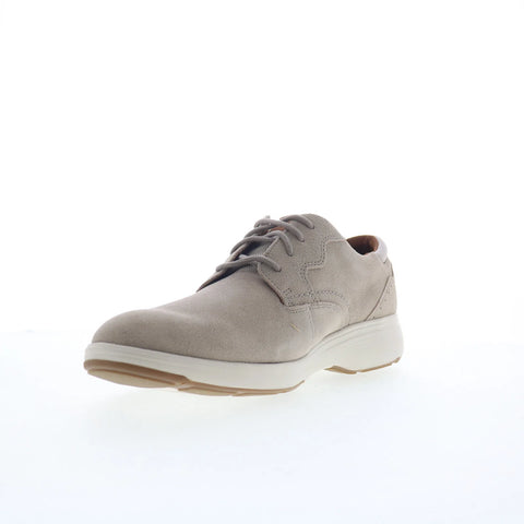 Rockport Noah Plain Toe Mens Gray Wide Oxfords & Lace Ups Plain Toe Shoes