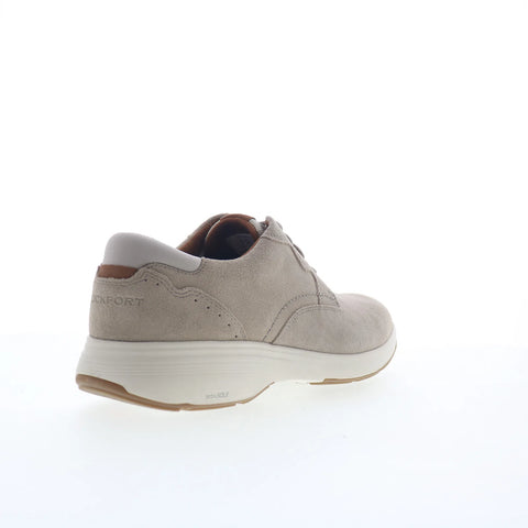 Rockport Noah Plain Toe Mens Gray Wide Oxfords & Lace Ups Plain Toe Shoes