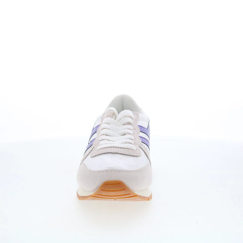 Gola Daytona Blaze CLB338 Womens White Suede Lace Up Lifestyle Sneakers Shoes