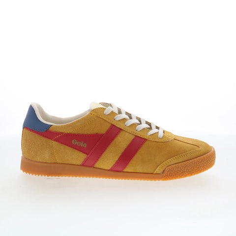 Gola Elan CLB538 Womens Brown Leather Lace Up Lifestyle Sneakers Shoes