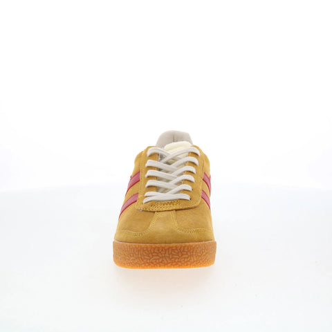 Gola Elan CLB538 Womens Brown Leather Lace Up Lifestyle Sneakers Shoes