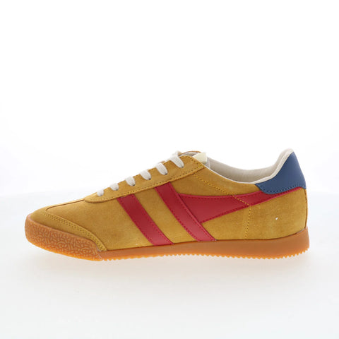 Gola Elan CLB538 Womens Brown Leather Lace Up Lifestyle Sneakers Shoes