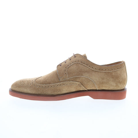 Pastori by Di Bianco Caesar Mens Brown Oxfords Wingtip & Brogue Shoes