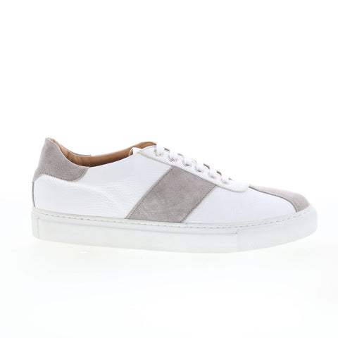 Pastori by Di Bianco Caracalla Mens White Leather Lifestyle Sneakers Shoes