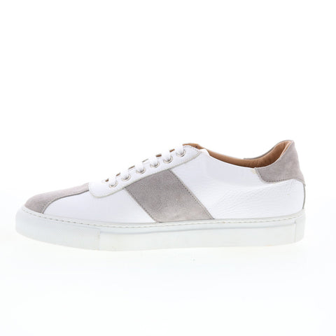 Pastori by Di Bianco Caracalla Mens White Leather Lifestyle Sneakers Shoes