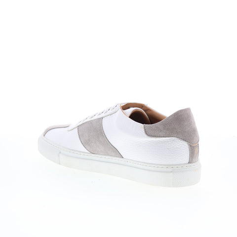 Pastori by Di Bianco Caracalla Mens White Leather Lifestyle Sneakers Shoes