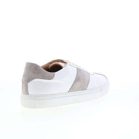 Pastori by Di Bianco Caracalla Mens White Leather Lifestyle Sneakers Shoes