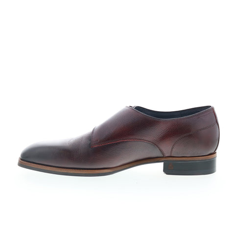 Di Bianco Caravaggio Mens Brown Leather Loafers & Slip Ons Casual Shoes