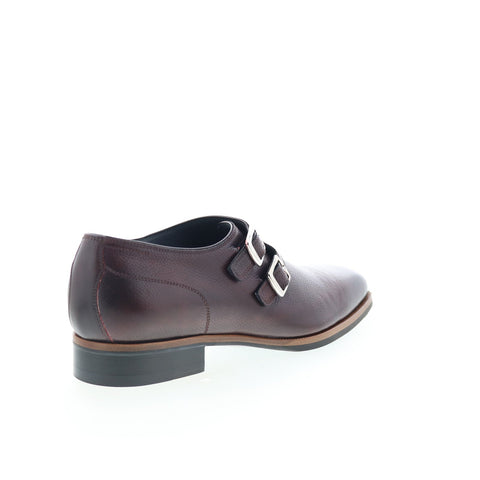 Di Bianco Caravaggio Mens Brown Leather Loafers & Slip Ons Casual Shoes