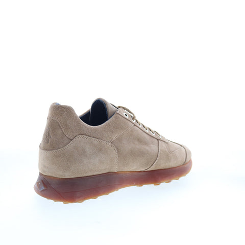 Di Bianco Carpi Mens Brown Suede Lace Up Lifestyle Sneakers Shoes