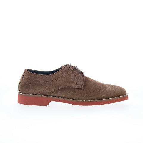 Pastori by Di Bianco Carus Mens Brown Suede Oxfords & Lace Ups Casual Shoes
