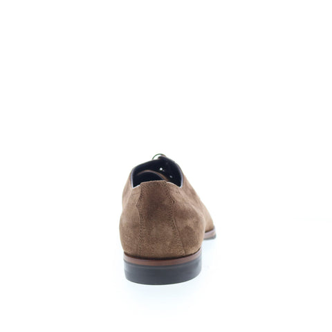 Di Bianco Casoria Mens Brown Suede Lace Up Oxfords & Lace Ups Casual Shoes