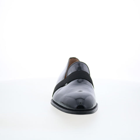 Di Bianco Catania Mens Black Leather Slip On Loafers & Slip Ons Casual Shoes