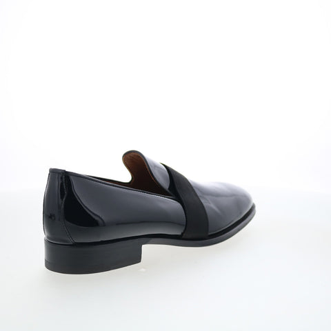 Di Bianco Catania Mens Black Leather Slip On Loafers & Slip Ons Casual Shoes