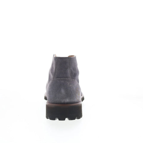 Di Bianco Chucca Mens Gray Suede Lace Up Chukkas Boots