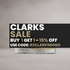 Clarks Sale - BOGO 15% OFF