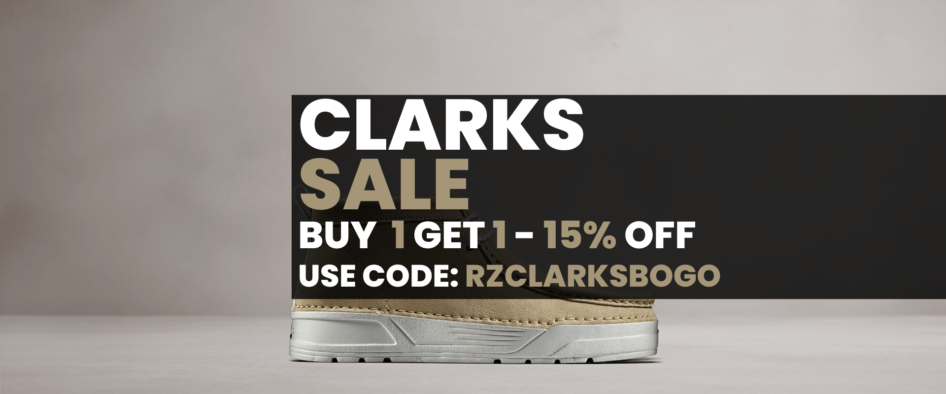 Clarks Sale - BOGO 15% OFF