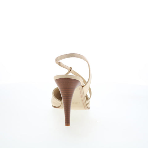Claudia Ciuti Clay CLAUDIA CIUTI10 Womens Beige Leather Pumps Heels Shoes