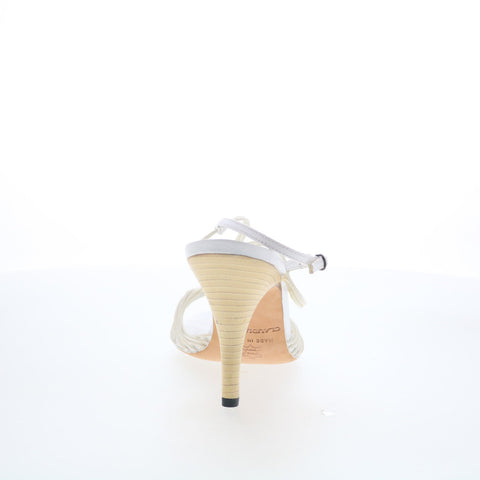Claudia Ciuti Kiki CLAUDIA CIUTI5 Womens White Leather Pumps Heels Shoes