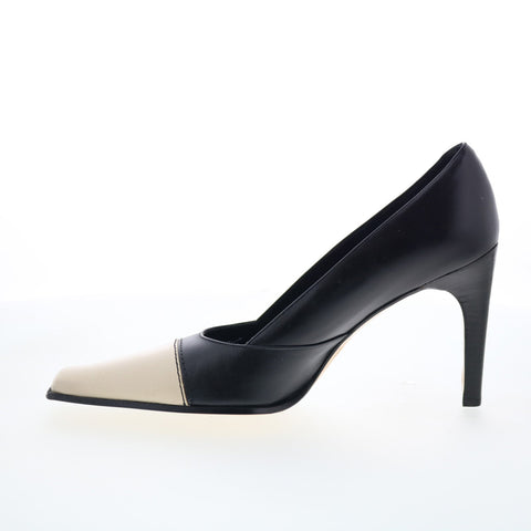 Claudia Ciuti Aceto CLAUDIA CIUTI7 Womens Black Leather Pumps Heels Shoes