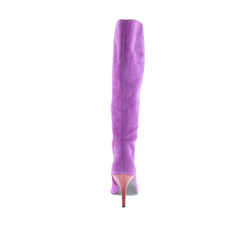 Claudia Ciuti Lucia CLAUDIA CIUTI4 Womens Purple Suede Knee High Boots