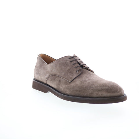 Pastori by Di Bianco Claudius Mens Gray Oxfords & Lace Ups Plain Toe Shoes