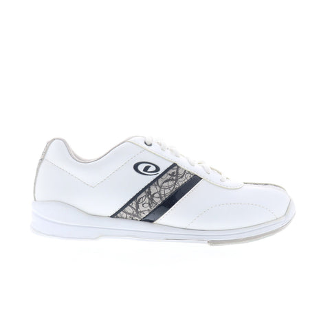 Dexter Colada2-5 Womens White Leather Lace Up Athletic Bowling Shoes